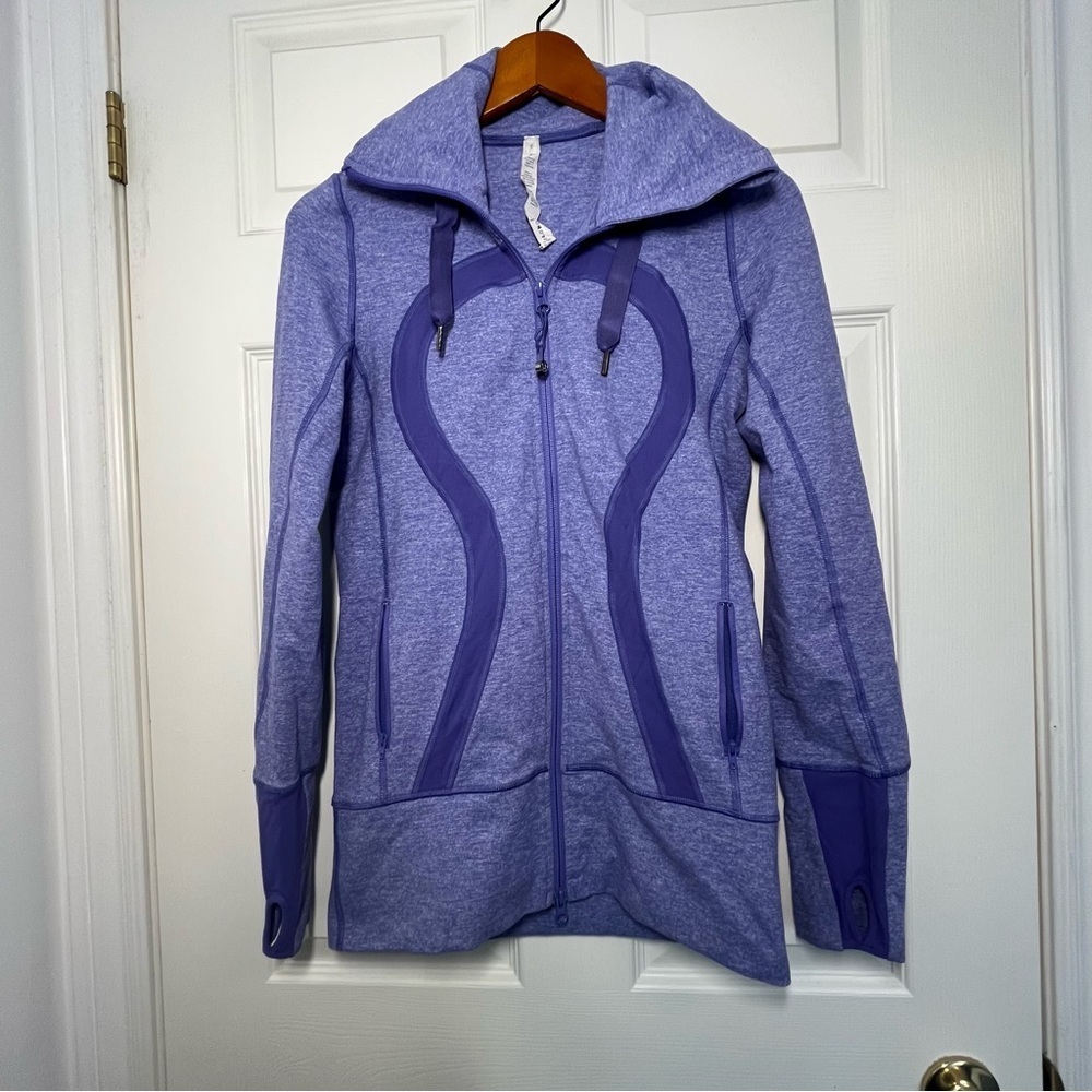lululemon athletica Women's Stride Two-Tone Purple Utility Jacket Size 6 - Picture 1 of 9